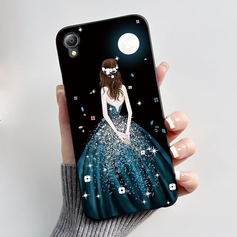 For Asus Zenfone Live (L1) ZA550KL Case Soft Silicone Black Shell Cover Funda Cute Flower Cartoon Printing Phone Casing Capa