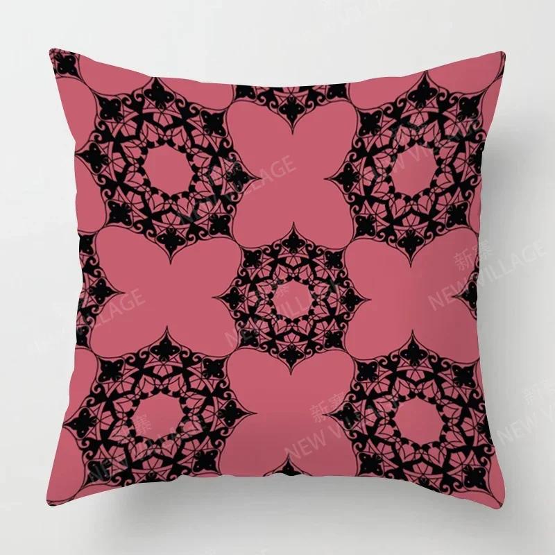 Осенний Домашний Декор Осенний Декор Гостиной Наволочка для Декоративной Подушки Диван Бохо Наволочка Мандала