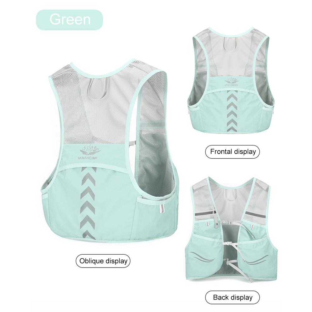 5L Outdoor Trail Running Vest Ultralight Women Men Running Hydration Vest with Phone Pocket Cycling Backpack for Marathon Hiking