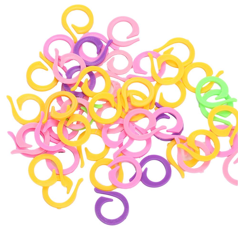 Mini 50PCS Crochet Clips Knitting Craftwork Knitting Clip Sewing Tools Markers Locking Stitch