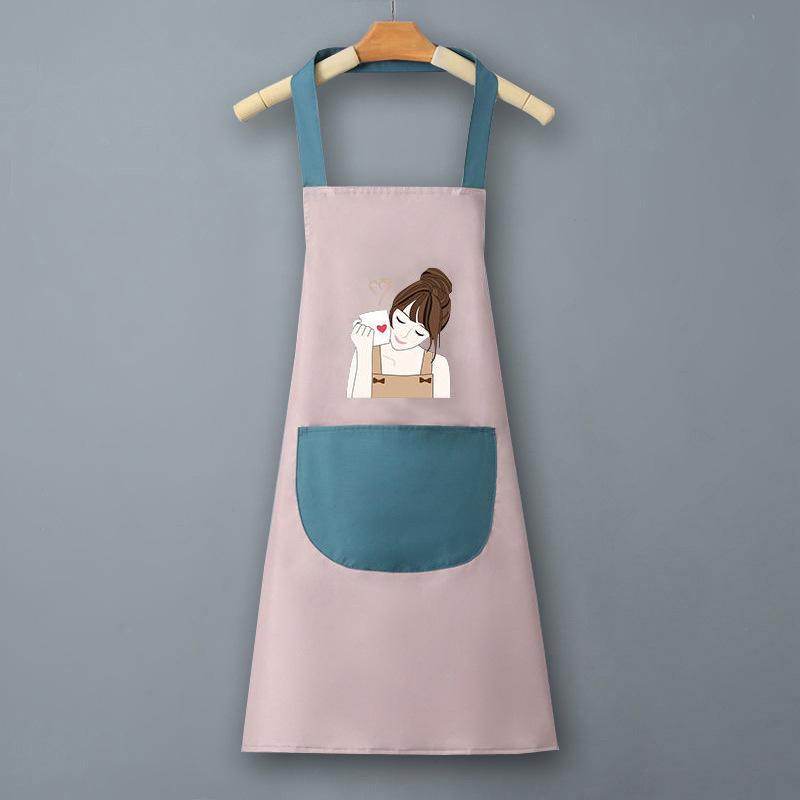 Водонепроницаемый и маслостойкий ПВХ фартук с логотипом и поясным ремнем для кухни и общественного питания