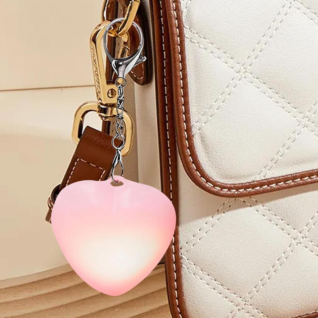 Bag Light Touch Sensitive LED Charging Lamp Purse Light Handbag with Automatic Sensor Bed Lamp Heart Shaped Light Bag Light