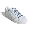 Adidas Superstar White Altered Blue Женские кроссовки Cloud-White Gold-Metallic GX2012