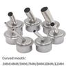 High Temperature Resistant Tips Hot Air Gun Resisting Nozzles Set of 7 Stainless Steel Nozzles for  861DW Heat Gun
