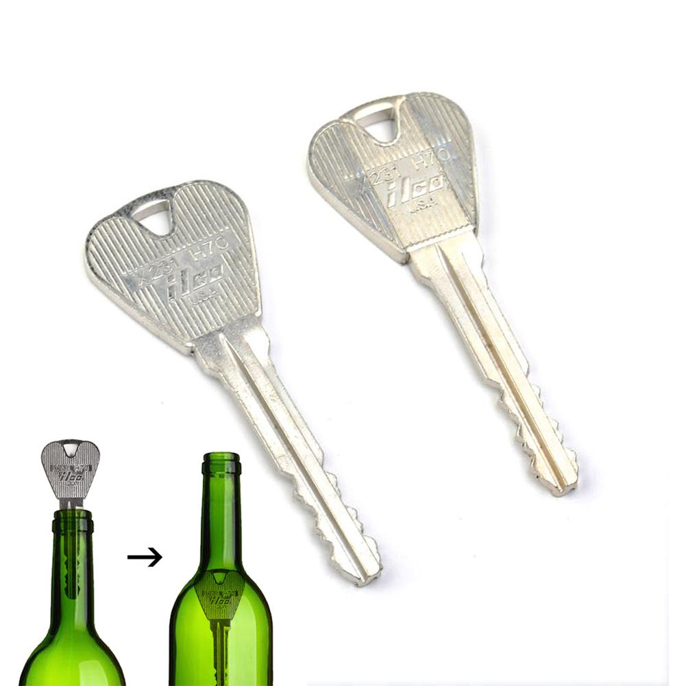 2Pcs Funny Magic Folding Key Magic Tricks For Kids Crossing Into The Bottle Magic Props Toys Close-up Performance Gift