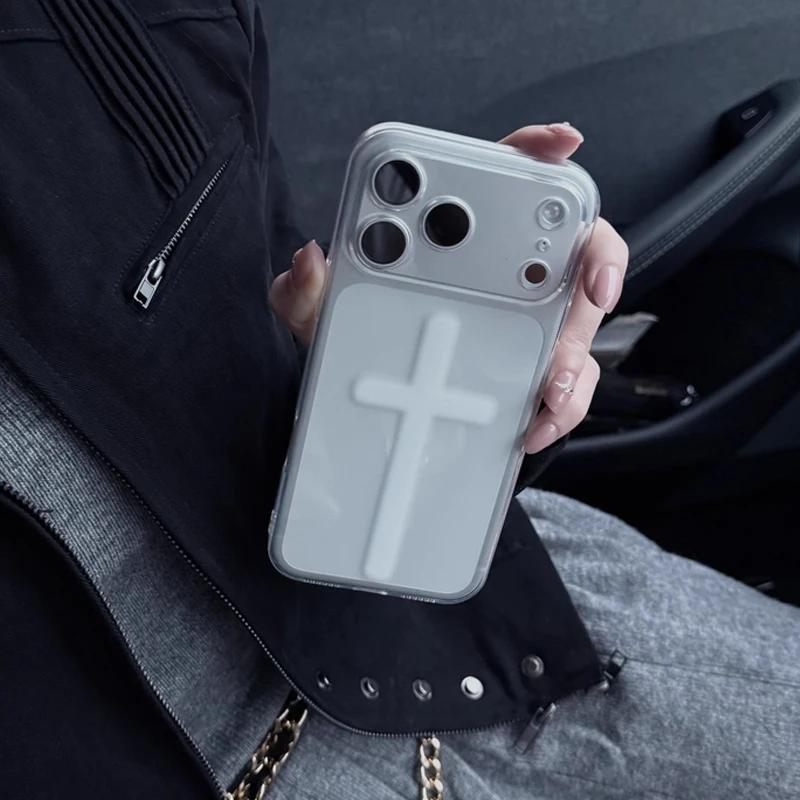Cross Faith Original Niche High-end Feel Phone Case For iPhone 17 AIR 16 15 14 13 12 11 PRO MAX XR XSMAX MINI 7 8 PLUS Y2K Cover