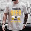 Funny Beer Lover Graphic T Shirt for Men Y2k Clothing Beer Day Tops Male Drinking Party Streetwear Oversized Short Sleeve Tees