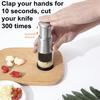 Garlic Press Chopper Stainless Steel Manual Mincer for Chopping Onions Peppers Easy To Use Garlic Crusher Multi-functional Kitchen Tool