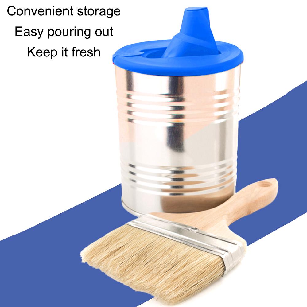 Со складным носиком для хранения краски, принадлежности для наливания краски, крышка для банки с краской с вентиляционным отверстием, герметичный выдвижной носик