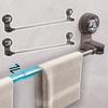 Suction Cup Towel Rack Wall Mounted Clothes Drying Rack Durable Slipper Rack