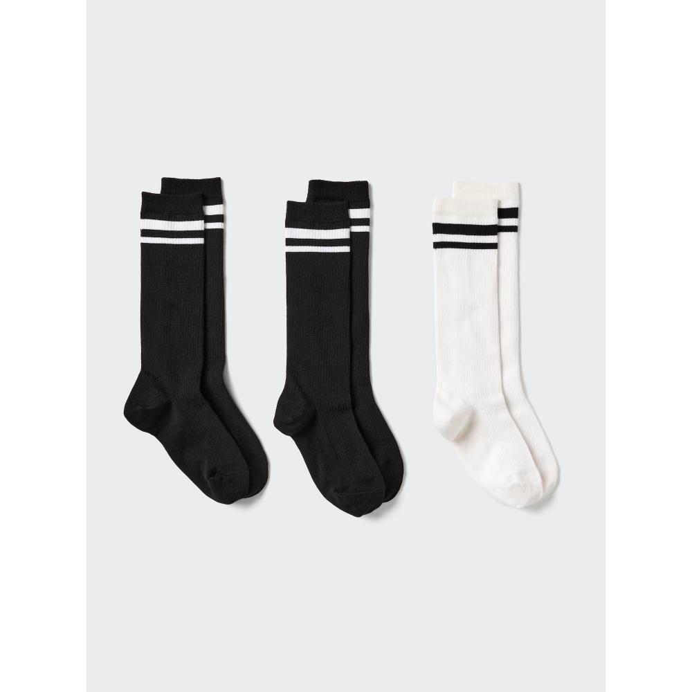 Uniqlo Kids High Socks 3p Line