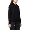 Canada Goose FW22 Muskoka Solid Color Hooded Long Sleeve Sweatshirt Women sweatshirt Black 7403LB-61