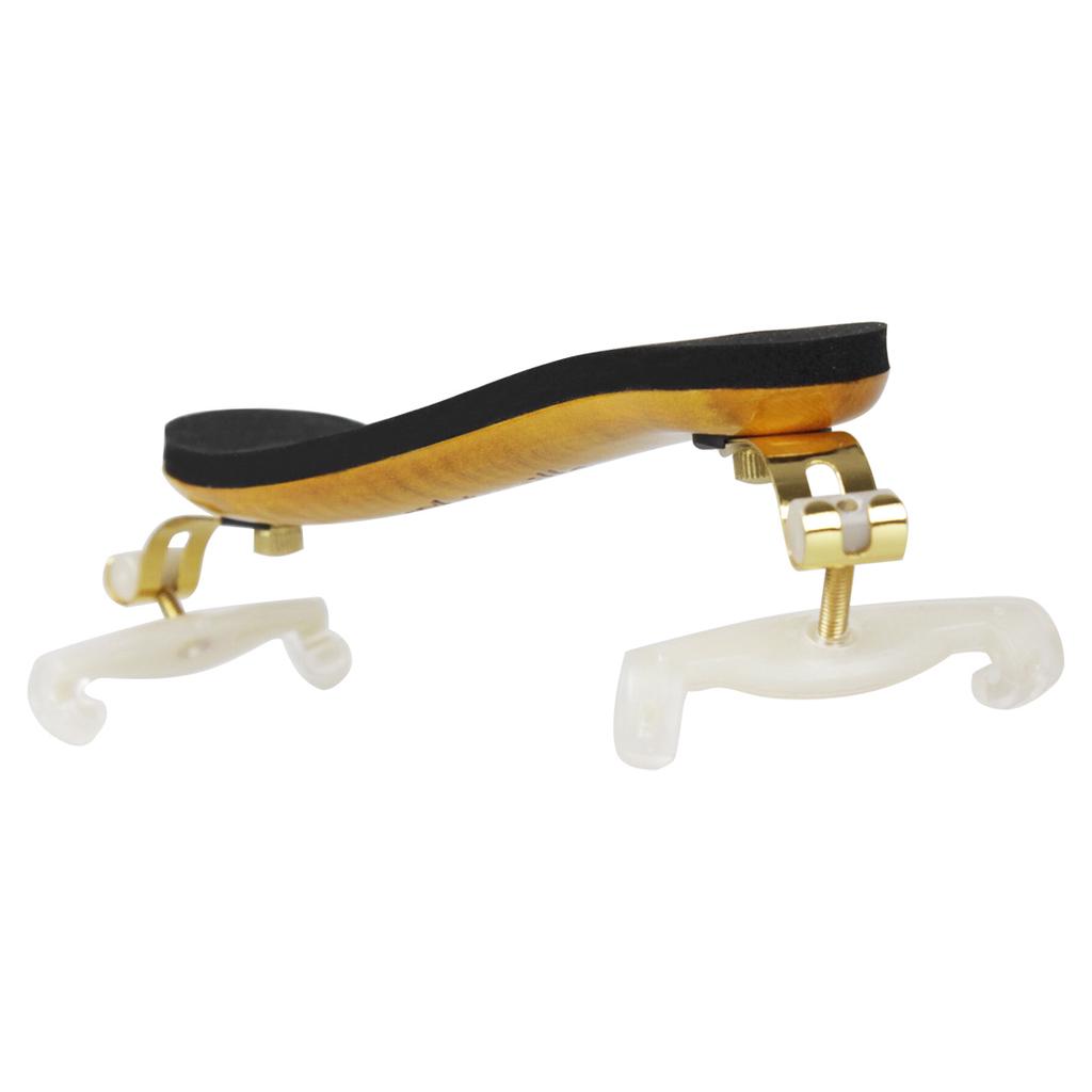 Adjustable Maple Wood Thick Soft Violin Shoulder Rest Padded for 4/4 3/4 Fiddle