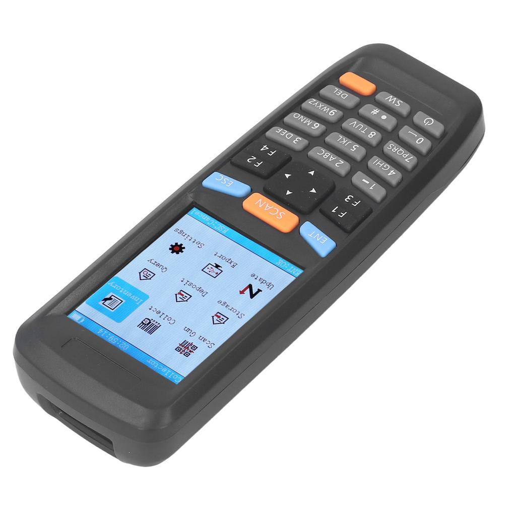 Беспроводной сканер штрих-кода 2,4 ГГц Портативный 2,8-дюймовый цветной экран 2D считыватель штрих-кода