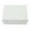 Outdoor Waterproof Junction Box ABS Grey 15.7 X 11.8 X 6.7in Hinge Cover Insulated Electrical Box for Garden