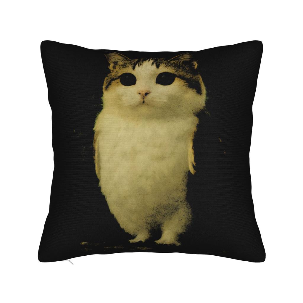 Meowl Кот Смешная Сова Мем Наволочка Каваи Наволочка Мягкие Наволочки Для Дивана Машины Домашнего Декора