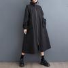 Long Sleeve Oversized Cotton Vintage Casual Loose Autumn Spring Trench Coat for Women Outerwear