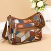 Vintage Colorful Plaid Women's Crossbody Bags For Daily Used Large Capacity Commuting Shoulder Bag Versatile Ladies Handbags