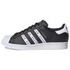 Superstar Black Multi Color Trefoil Stripes Sneakers FZ0058