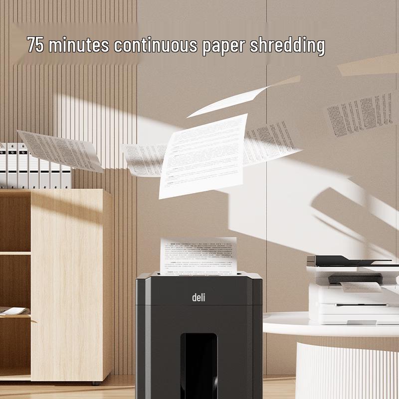 Deli Level 5 Micro-Cut Commercial Shredder CN plug (adapter included)