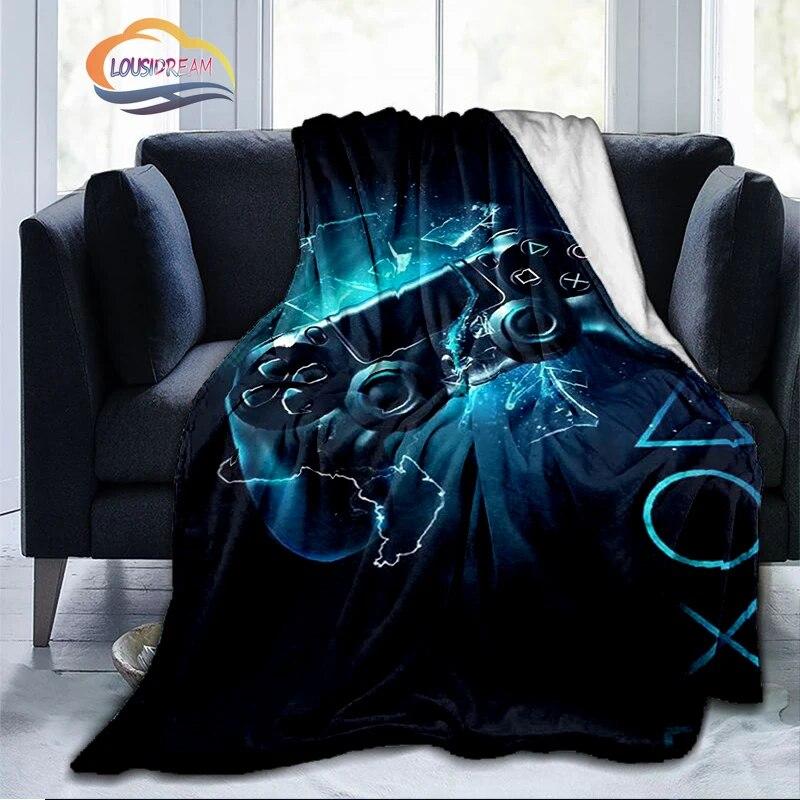 Игровое одеяло, игра, ручка видеоконтроллера закончена и начинается «Четыре сезона универсальных»