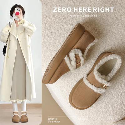 Женские зимние ботинки ZHR Zeze Plus Velvet из натуральной кожи