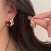 Zircon C-shaped Earrings Light Luxury High-end Temperament Versatile Stud Earrings Women's Niche Fashion Exquisite Earrings