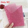Glitter Loose-leaf Notebook Shell Acrylic Binder Notebook Shell Scrapbook Cover  School Office