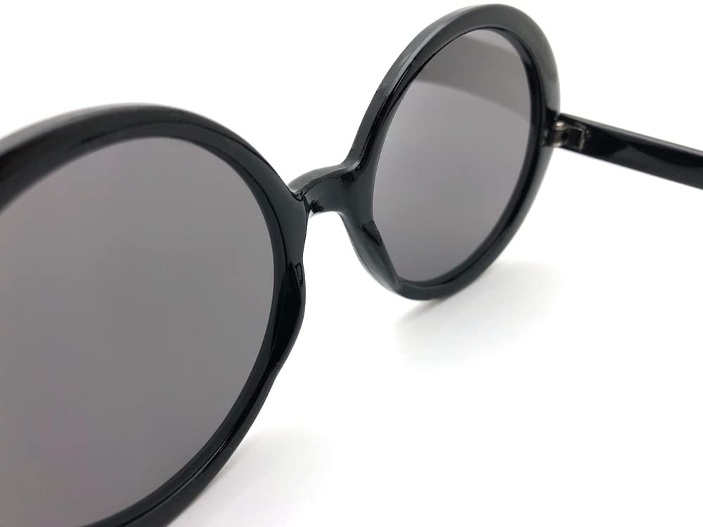 БОЛЬШИЕ ОВАЛЬНЫЕ СОЛНЦЕЗАЩИТНЫЕ ОЧКИ овальные ЧЕРНЫЕ ДЫМЧАТЫЕ [SPEED ADDICT] (большие солнцезащитные очки) ×