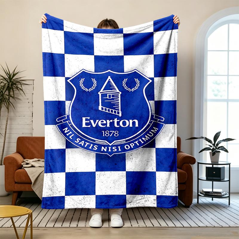 Everton Soft and comfortable flannel Suitable for sofas living rooms outdoor camping travel and also makes a great anniversary gift