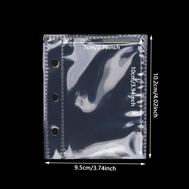 Мини 3-кольцевой папку из ПВХ Дизайн Звезда Лазерная Молния Прозрачный Альбом Для Фото Карточек Хранение Памяти Коллекционирование Изысканный Быстрая Доставка