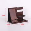 Wooden Bedside Wood Phone Docking Station Holder Wallet Stand Multifunctional Watch Storage Rack Home Desktop Decoration