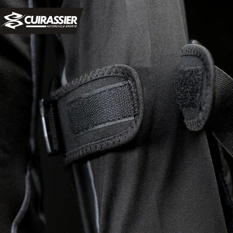 CUIRASSIER Motorcycle Elbow Protector Adjustable Straps Sports Elbow Pads Motorbike Bike Riding ATV MX Brace Support Protection