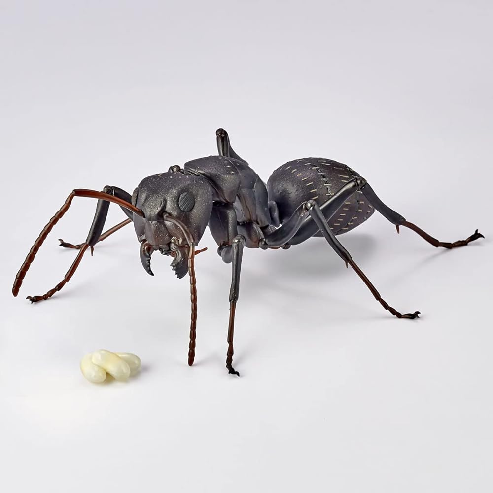 Kaiyodo REVO GEO Черный муравей-древоточец Camponotus (Муравей-кампанейро) - Примерно 115 мм в длину, без масштаба, ПВХ и АБС, предварительно окрашенная, подвижная фигурка