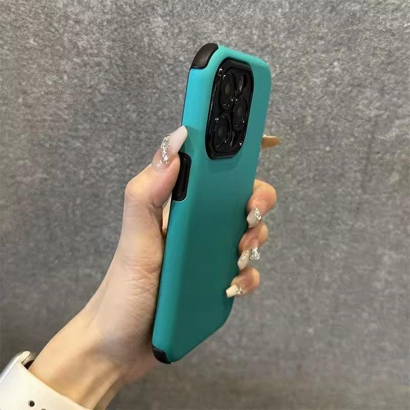 Роскошный градиентный цветной противоударный чехол для телефона iPhone 11 12 13 14 15 16 Pro Max Plus бампер задняя крышка чехлы