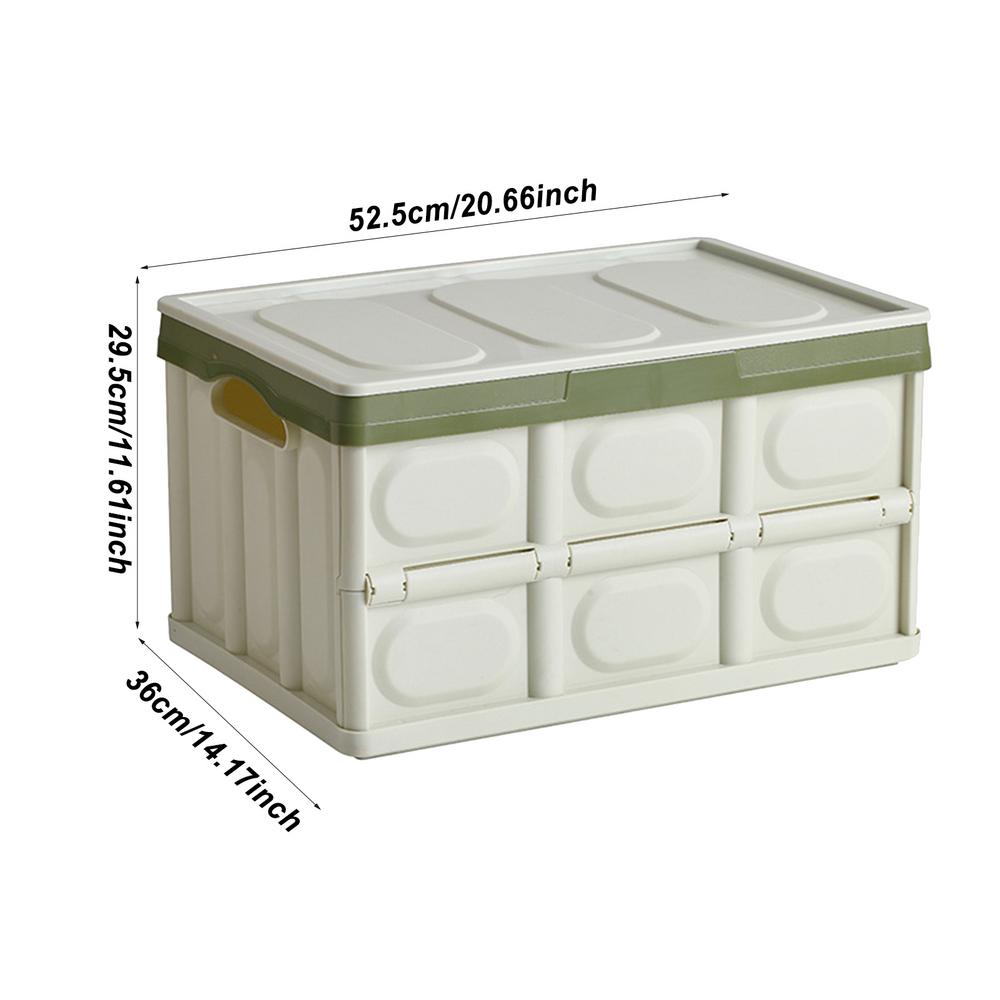 SUV Trunk Organizer 55/33L Capacity Car Trunk Storage Box With Waterproof Cover Large Capacity Grocery Organizer For Car Save