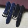 29mmx13mm Black Blue Silicone Rubber Watch Band Strap For Michael MK Kors MK9019 MK8295 MK8492 MK9020 MK9020 Bracelet
