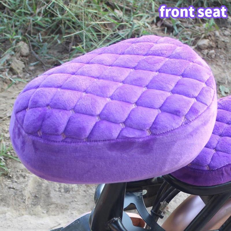 Чехол на сиденье электрического велосипеда, универсальный чехол на сиденье автомобиля, аккумулятора, велосипеда, удобный утолщенный чехол