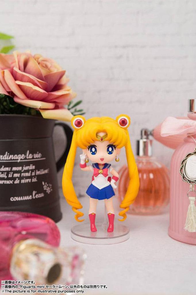 TAMASHII NATIONS Фигурка Figuarts mini Pretty Guardian Sailor Moon примерно 90 мм, окрашенная, подвижная, из ПВХ и АБС