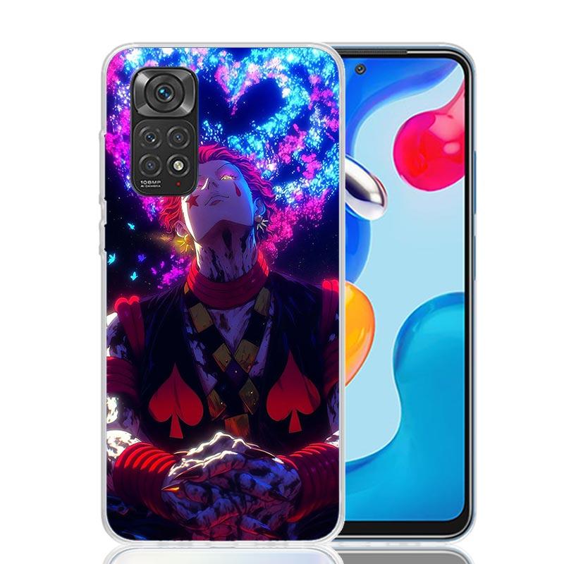 Чехол для телефона Huner X-Hunters Hisoka для Xiaomi Redmi Note 15 14 13 12S 12 Pro Plus 11S 11E 11 11T 10S 10 Арт Мягкий Чехол с Рисунком Re