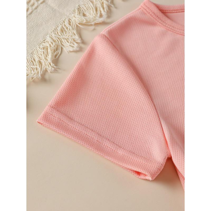 Европейские размеры Девочки SASSY SAURUS Футболка с принтом динозавра Милый розовый бант Принт с сердцами Мягкий трикотаж Летний топ с надписью Sassy Saurus