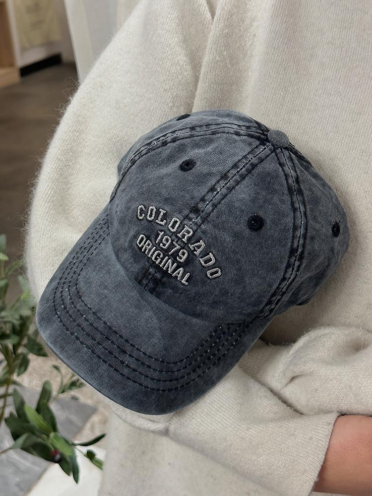 Ретро Бейсболки с вышивкой букв Colorado Весна Лето Хлопок Регулируемые Повседневные Кепки Хип-Хоп Уличная Одежда Солнцезащитные Кепки Для Малыша
