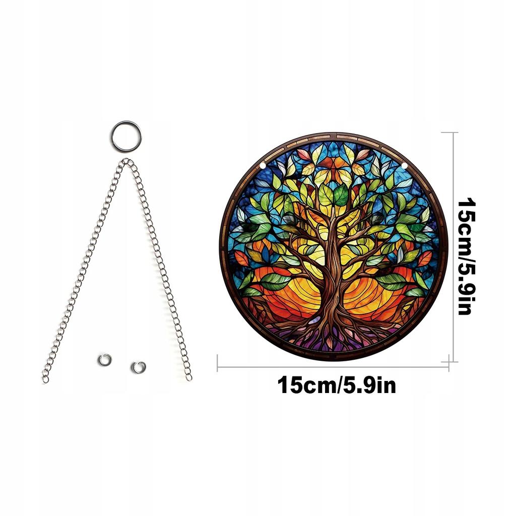 Decoration Decoration Double-Sided Stained Glass Hanging Home Acrylic Beautiful Eye Large