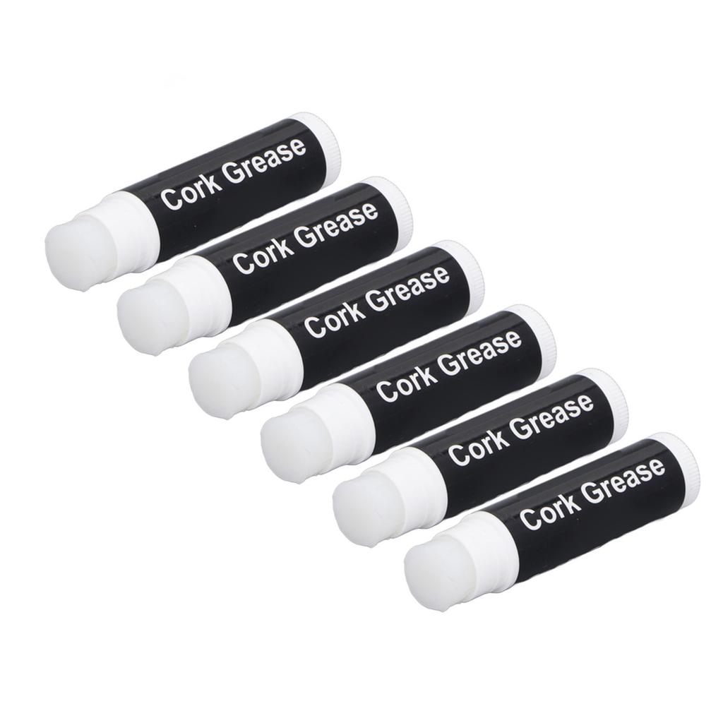 6Pcs Cork Grease Clarinet Saxophone Flute Lubricant Tube Cleaning Care Woodwind Instrument Accessori