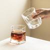 Transparent Glass Creative Twist Cup Restaurant High-end Wine Glass Household Water Cup Coffee Cup Whiskey Cup
