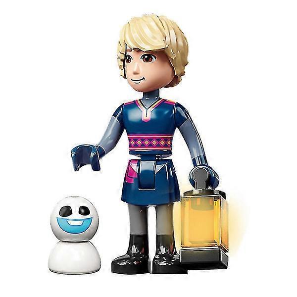 5 шт./комплект Набор строительных блоков с минифигурками серии «Холодное сердце», мини-фигурки Эренделл, Эльза, Анна, игрушки для детей