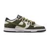 Nike Кроссовки Dunk Нескользящая Амортизация Устойчивые к истиранию Низкие Кеды для Скейтбординга Унисекс Белый Зеленый DD1391-100(Команда144-)