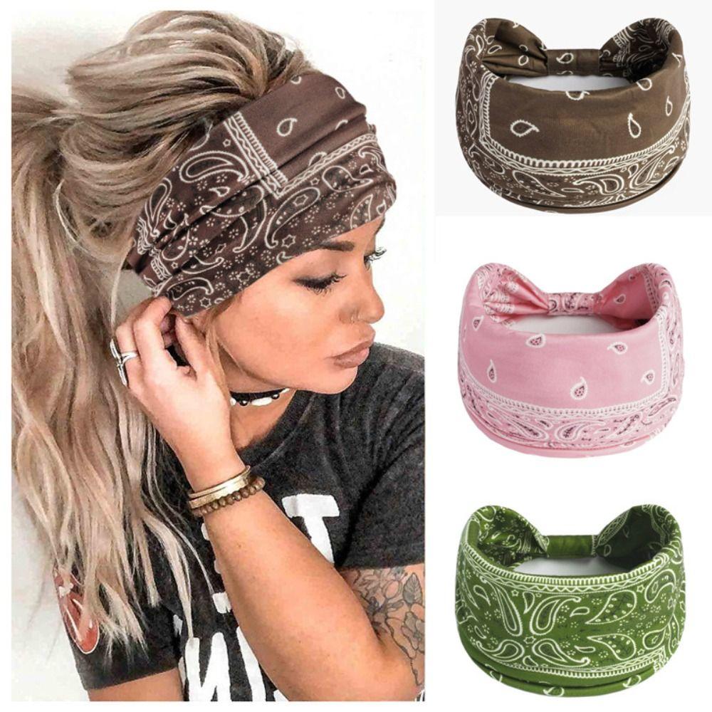 Elastic Yoga Head Wrap Boho Hairbands Modish Hair Accessories Women Girl