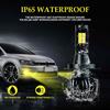 2 шт. EV15 H7 DC9-32V / 3000Лм / 30Вт / 6000K+3000K IP65 Автомобильный светодиодный двухцветный противотуманный фонарь с 12 светодиодами CSP