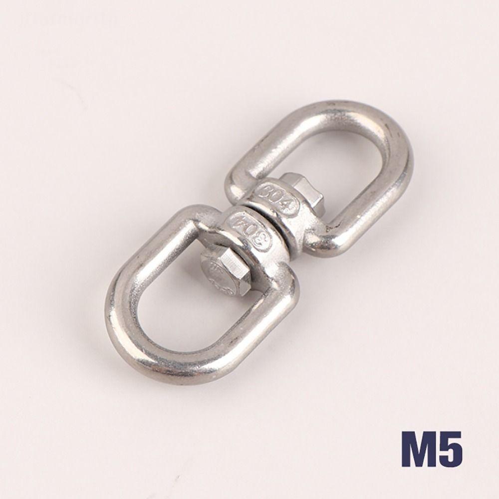 1Pcs 304 Stainless Steel 8 Ring Hook 4mm 5mm 6mm 8mm Marine Anchor Swivel New Carabiner Clasp